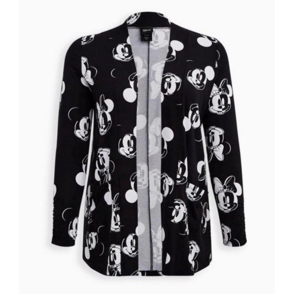 Torrid Disney Mickey & Minnie Mouse Open-Front Cardigan Plus Size 2x (18/20)